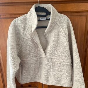 Aritzia Sundays Best Fleece XS in Cream